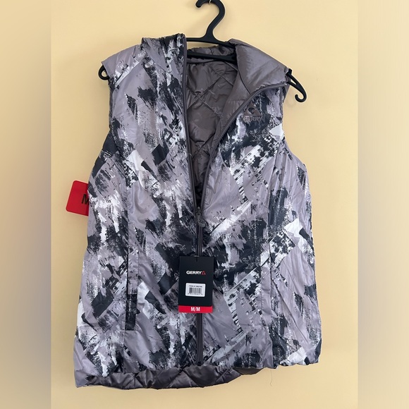 Reversible Hooded Down Vest - Picture 1 of 4